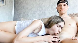 Horny Sweet Lovers Making Love on Cam