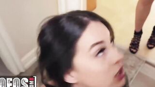 (Christie Stevens) Give A Rubber Hand Job To (Charles Dera) Her Step-Daughter (Maddy
