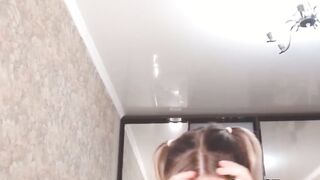 Thin and Small Jugs Teen Fucking her self