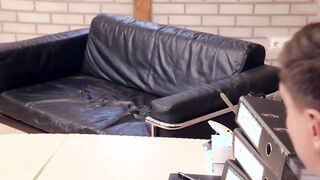 BUMSBUERO - Sexsual Secretary Lena Nitro can't contain her Lust for Hard Cock - LETSDOEIT