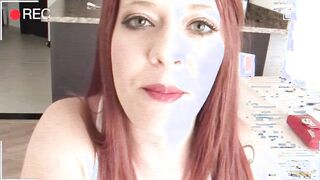 MAMACITAZ - Latina Red Haired Shakes her Super Ass on Big Cock