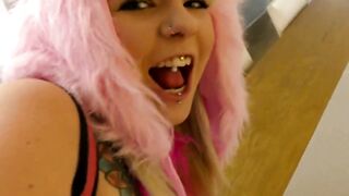 Halloween monster German Women fucks the sperm candy