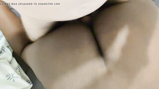 point of view creampie doggy style inside my ebony ex-ex-wife