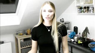 Cute German chick cant resist boyfriend long penis and fucks