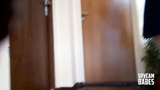 Anal outside with a blonde Russian