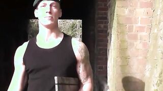 Brit Skanks Blowing Off and Riding