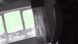 Brit Skanks Blowing Off and Riding