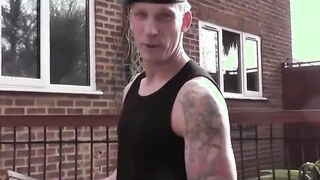 Brit Skanks Blowing Off and Riding