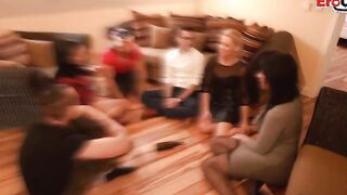 Amateur Sexparty in Munich with german blonde slender 18 yo