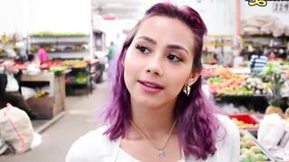 MAMACITAZ - (Veronica Leal, Alex Moreno) - Young Latina Picked Up, Oiled