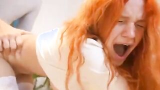 CREAMPIE for Skinny RED HOT Stepsister