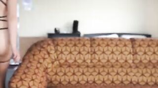 Cum in the Mouth of a Sexy Stepsister Homemade