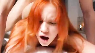 Cum on Face FACIAL CUMSHOT of a Redheade
