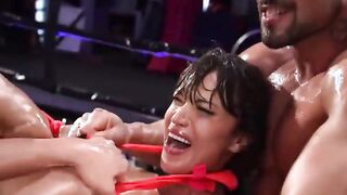 Maximo Garcia Destroys 2 Beauty Baddies Inside Oily Sex Ring