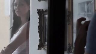 Natural Dark Hair Invites BF Into For Some Buttfucking