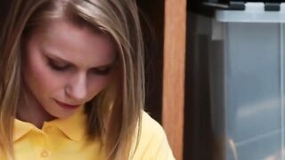 Sneaky Blonde Catarina Petrov Caught Stealing on Camera
