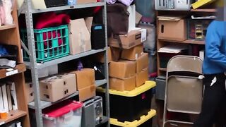 Sneaky Blonde Catarina Petrov Caught Stealing on Camera