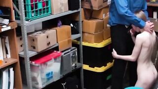 Sneaky Blonde Catarina Petrov Caught Stealing on Camera
