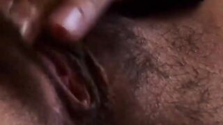 Goddess Latina fucks her unshaved cunt to an orgasm with a rolling