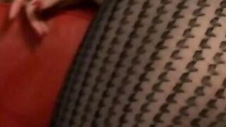 Japanese sexy lady in pantyhose satisfies naughty men