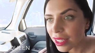 MAMACITAZ - Gigantic Natural Titted Kira Queen Hardcore Outside Sex on the Street