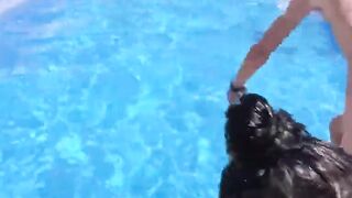 Having Fun the Fuck Game by the Pool