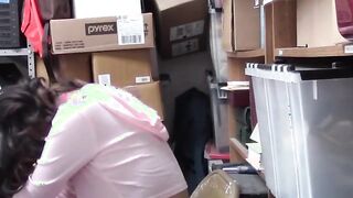 Tanned goddess Kat Arina Caught Shoplifting And Gotten Punished