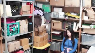 sexy Dark Hair Taylor may Caught on Camera Shoving Merchandise Apprehended and Strip Searched