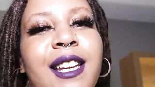 Empress Onyxxx Black Nigerian Goddess Fucks long african penis Redzilla