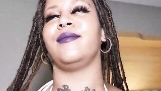 Empress Onyxxx Black Nigerian Goddess Fucks long african penis Redzilla