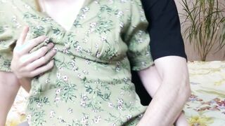 A Date with a Classmate in a Dress and Stockings Ended with Passionate Sex with her N 2