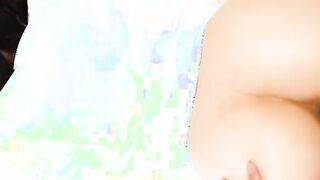 Rin Nanba comes back inside a cute uniform to show off her sweet hairy pussy