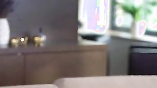 Freya Dee may think she's alone at work when she puts her hand beneath her dress and starts masturbating, but