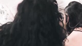 Curious Making Out Leads To Full Lesbo three Way