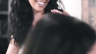 Curious Making Out Leads To Full Lesbo three Way