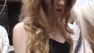 Rocco Siffredi Gorgeous Babes want their Dripping Holes Obliterated Gang Bang Style