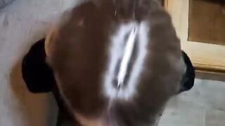 CREAMPIE BLOWJOB Young French Slut Cooks