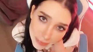 TEEN GAMER CHEATING HER BOYFRIEND WITH a STEP BRO