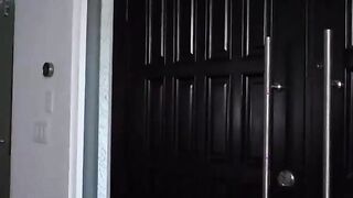 Blonde Charlotte Sins giving a sloppy rimjob her BF