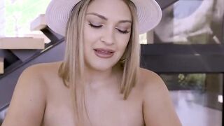 Voluptuous Blonde 19 Yo Satisfies Her Turned On Mature Step Father
