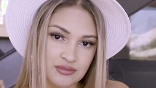 Super Sexy Blonde Barely Legal Vixen Satisfies Her Vulgar Old Step Father And Swallows