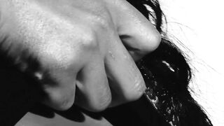 Cute small tits ebony teen posed naked