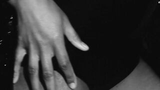 Cute small tits ebony teen posed naked