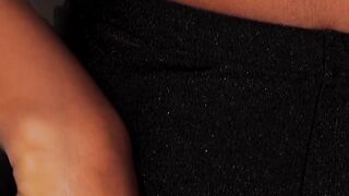 Cute small tits ebony teen posed naked