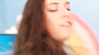 Brunette Sensual Performance Appealing Live