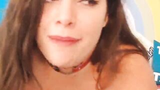 Brunette Sensual Performance Appealing Live
