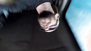 Hot Blonde Picked Up and Gives Road Head, Gets Fucked!