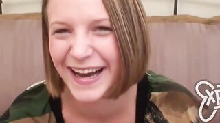 She is only 19 and can deep throat a fat