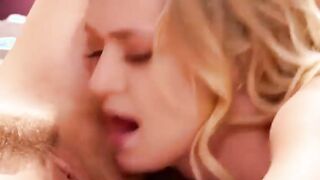 Natalia Starr caught blonde PA masturbating and facesits her