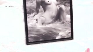 German blonde tattoo model lesbians plowed inside toilet